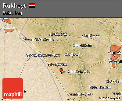 Satellite Map of Rukhayţ