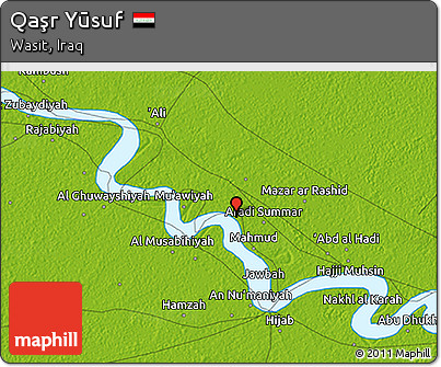 Physical 3D Map of Qaşr Yūsuf
