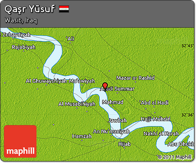 Physical Map of Qaşr Yūsuf