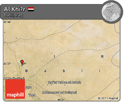 Satellite Map of Al Khiḑr