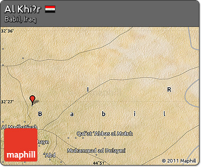 Satellite Map of Al Khiḑr