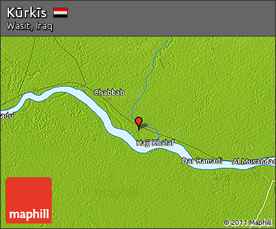 Physical 3D Map of Kūrkīs