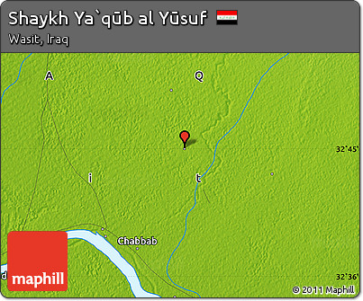 Physical Map of Shaykh Ya`qūb Al Yūsuf