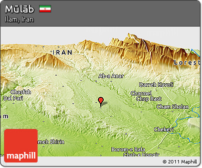 Physical Panoramic Map of Mūlāb