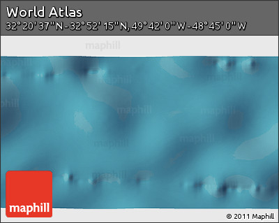 Satellite 3D Map of the Area around 32° 36' 26" N, 49° 13' 30" W