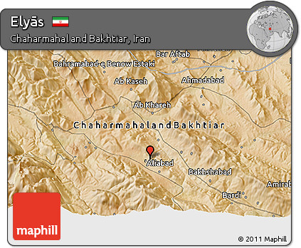 Satellite 3D Map of Elyās