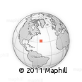 Outline Map of the Area around 32° 36' 26" N, 51° 46' 29" W, rectangular outline