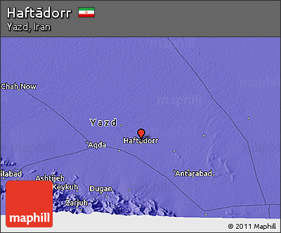 Political 3D Map of Haftādorr