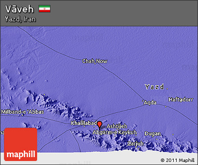 Political 3D Map of Vāveh