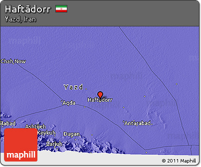 Political 3D Map of Haftādorr