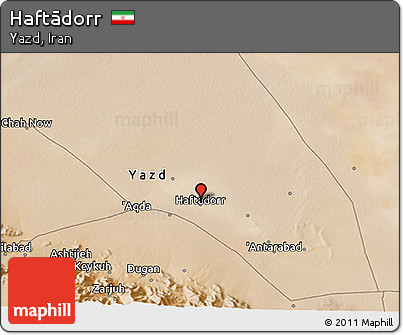 Satellite 3D Map of Haftādorr