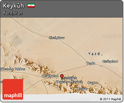 Satellite 3D Map of Keykūh