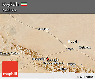 Satellite 3D Map of Keykūh