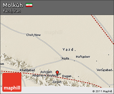 Shaded Relief 3D Map of Molkūh