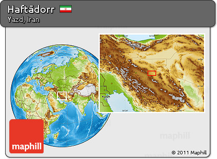 Physical Location Map of Haftādorr