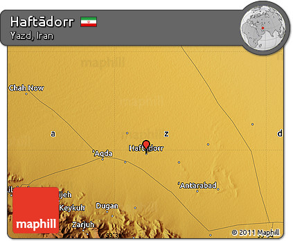 Physical Map of Haftādorr