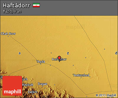 Physical Map of Haftādorr