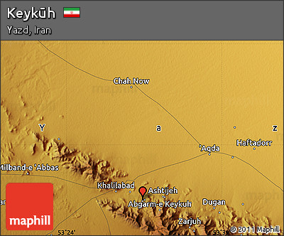 Physical Map of Keykūh