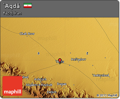 Physical Map of `Aqdā