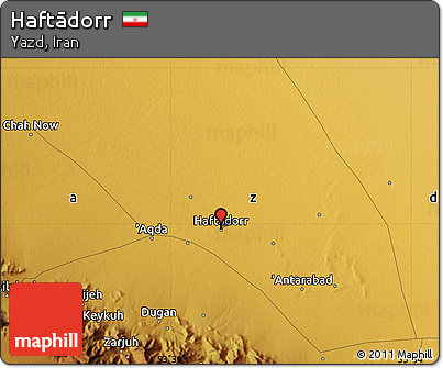 Physical Map of Haftādorr