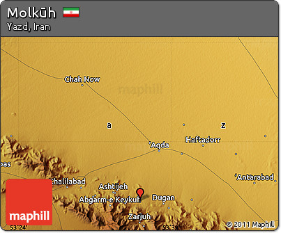 Physical Map of Molkūh