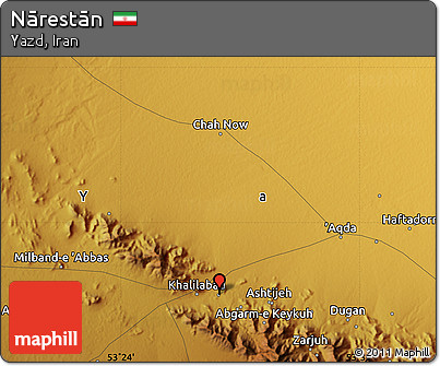Physical Map of Nārestān