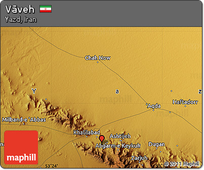 Physical Map of Vāveh