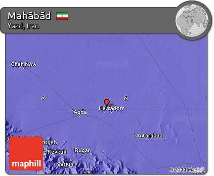 Political Map of Mahābād