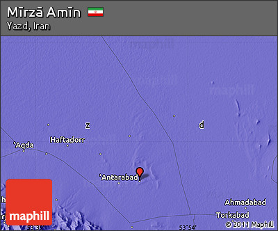 Political Map of Mīrzā Amīn