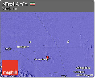 Political Map of Mīrzā Amīn