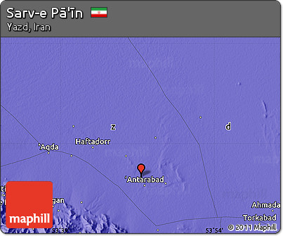 Political Map of Sarv-e Pā'īn