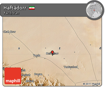Satellite Map of Haftādorr