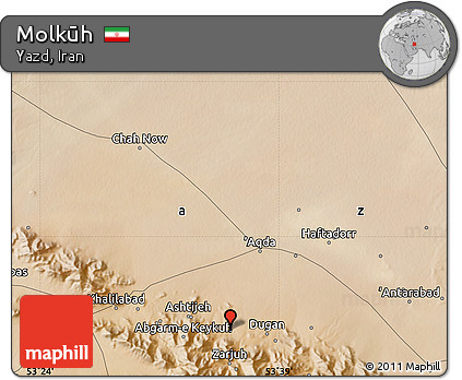 Satellite Map of Molkūh