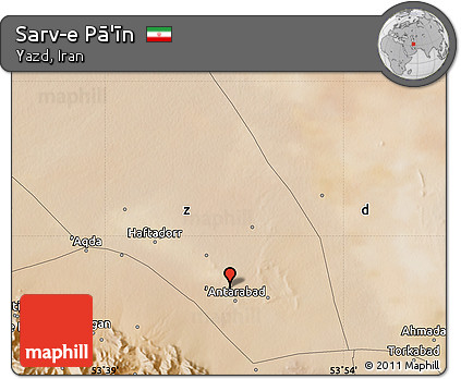 Satellite Map of Sarv-e Pā'īn