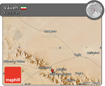 Satellite Map of Vāveh
