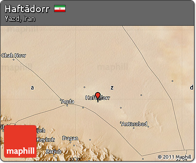 Satellite Map of Haftādorr