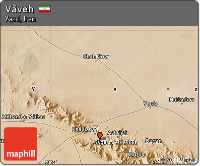 Satellite Map of Vāveh