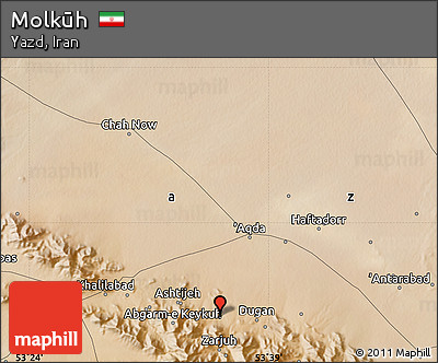 Satellite Map of Molkūh