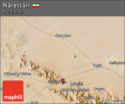 Satellite Map of Nārestān
