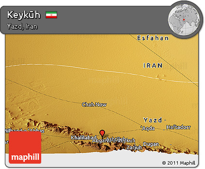 Physical Panoramic Map of Keykūh