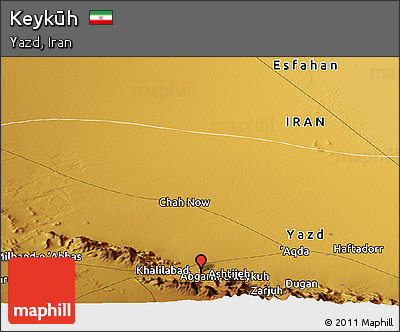 Physical Panoramic Map of Keykūh