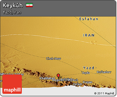 Physical Panoramic Map of Keykūh