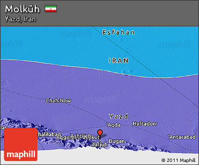 Political Panoramic Map of Molkūh