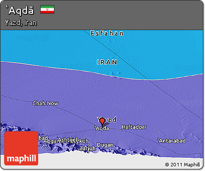 Political Panoramic Map of `Aqdā