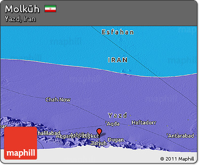 Political Panoramic Map of Molkūh