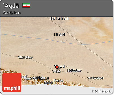 Satellite Panoramic Map of `Aqdā