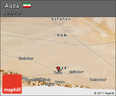 Satellite Panoramic Map of `Aqdā