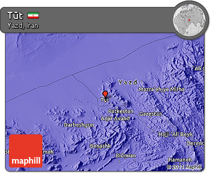 Political 3D Map of Tūt