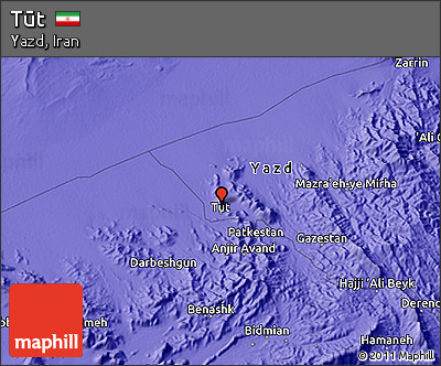 Political 3D Map of Tūt