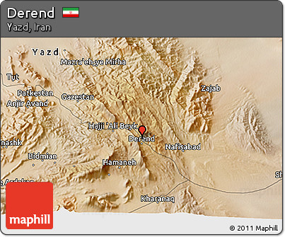 Satellite 3D Map of Derend